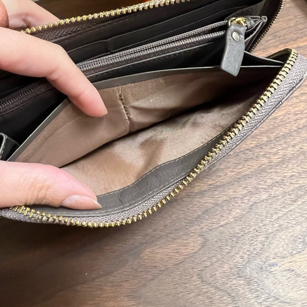 GiGi New York Python-Embossed Zip Wallet - Picture 9 of 9